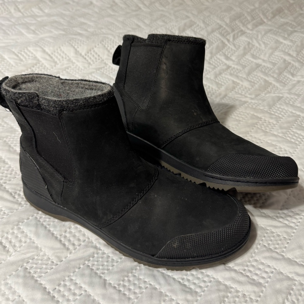 Sorel Ankeny II Chelsea Insulated Winter Snow Dressy Casual Boots Men Size 9 - Picture 5 of 10